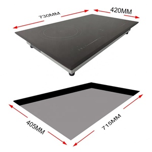Commercial Built-In 2-Head Induction Hob High-Power Metal Efficient Kitchen Cooking Solution Induction Hob - Product Image 3
