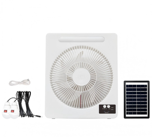 Ventilador de Alto Flujo de Aire con Panel Solar, Ventilador de Extracción Solar para Automóvil, Cargador Solar para Automóvil - Product Image 1