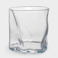 Ensemble de verres en verre avec boîte cadeau et sous-verres en bois, formes irrégulières créatives, verre à whisky