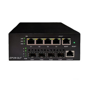 มินิ 4 พอร์ต EPON OLT ออปติคอลไลน์เทอร์มินัล 10/100/1000M อัปลิงค์ อัตราส่วนแยก 1:64 ดีไซน์กะทัดรัดแบบตั้งโต๊ะ รองรับไฟเบอร์ออปติก FTTH - Product Image 1