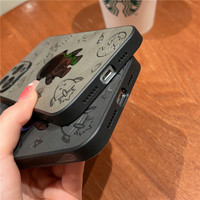 Nouvelle coque de téléphone Mimi TPU embossée avec des astronautes, coque de luxe avec motifs personnalisés, étanche et antichoc pour 15/14 Pro Max