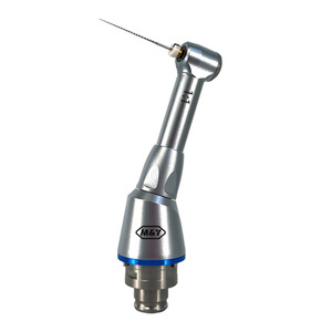 Moteur électrique dentaire pour canaux radiculaires, mini-tête coudée 1,8 mm, forme d'aiguille, rapport de réduction 16:1, couleur argent, certifié CE - Product Image 3