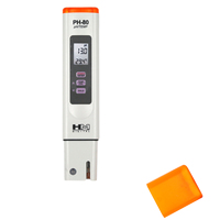 Testeur numérique de qualité de l'eau HM PH-80, étanche, 2 en 1, pH-mètre et thermomètre avec ATC