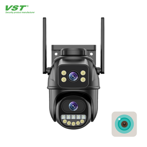 Icsee ngoài trời an ninh CCTV Dome Camera 3MP + 3MP ống kính kép tầm nhìn ban đêm WIFI giám sát Ptz CMOS cảm biến ngày đêm âm thanh hai chiều - Product Image 3