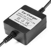 Chargeur de voiture DC 12-24V câblé pour TKSTAR TK905 TK915 TK905B TK918 TK109 Etc GPS Tracker Auto Electronics Accessory