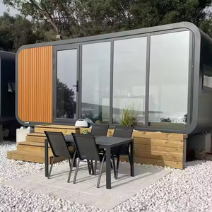 Luxury <b>Portable</b> Modular Prefabricated Container Steel Mobile Capsule Hotel House Space-Inspired Tiny Gym Supermarket - Product Image 3
