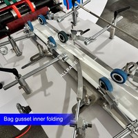 Machine automatique de fabrication de sacs à fond en V détachable pour l'emballage alimentaire et les sacs en papier pour articles de première nécessité