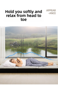 Matelas compressé, tapis tatami pliable en trois, tapis <span class=keywords><strong>de</strong></span> yoga, tapis <span class=keywords><strong>de</strong></span> camping extérieur - Product Image 4