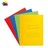 Gran oferta, oficina, escuela, bandas elásticas, 350G, Pressboard, carpetas de 3 láminas