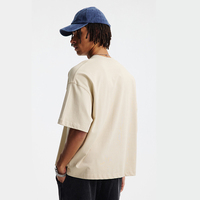 T-shirts surdimensionnés en coton épais de haute qualité 100 % coton, t-shirts vierges streetwear, t-shirts courts personnalisables avec logo, t-shirts boxy pour hommes
