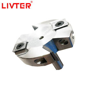 LIVTER إدراج CNC الصلبة كربيد طحن الوجه المعادن غير الحديدية 2-31/64 ضياء x 15 مللي متر × 1/2 بوصة عرقوب نهاية مطحنة/بت التوجيه - Product Image 6