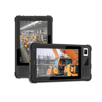 Tablette robuste Android 8 pouces 8 Go + 128 Go Lecteur de codes-barres Tablette PC industrielle extérieure étanche IP68