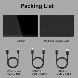 Extensor de Pantalla para Portátil de 15.6 Pulgadas, Monitor Portátil Dual con Proyección de Una Línea, Puertos Tipo C, Ideal para Viajes - Product Image 6