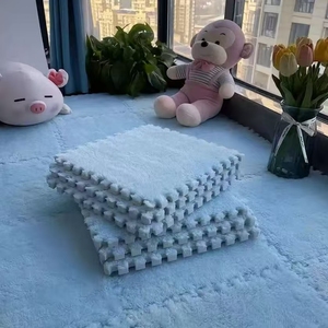 Alfombra Cálida para Interiores, Alfombra Protectora para Bebés y Niños, Alfombra para Área de Juegos, Alfombra para Oficina, Alfombra para Sala de Estar, Alfombra Cuadrada con Borde Grueso - Product Image 5