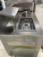 Table à paner le poulet / Machine à paner le poulet TENSHINE GW-2400 pour restaurant de restauration rapide, à vendre