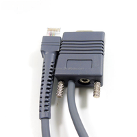 Cable DE DATOS USB RS232 a RJ45 con chaqueta de PVC para uso de PC/impresora con escáner de código de barras Zebra/Symbol/Motorola