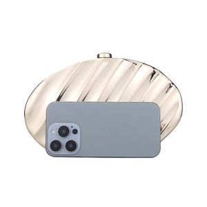 <b>Unique</b> Metallic Glitter Evening Clutch <b>Bag</b> for Women Classic Fashion Style Crossbody Shoulder Purse for Wedding Parties - Product Image 2