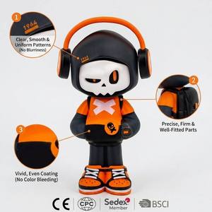 ของเล่นดีไซน์เนอร์แบบฉีดขึ้นรูป OEM ผลิตตามสั่ง การ์ตูนพิมพ์ 3 มิติ ฟิกเกอร์แอคชั่นพีวีซี งานศิลปะพลาสติกไวนิล ผลิตโดยดีไซน์เนอร์ CE CPC - Product Image 1