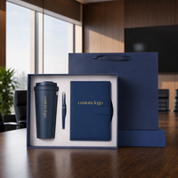 Ensemble cadeau de carnet en cuir premium à spirale A5 avec logo personnalisé, magnétique, pour les affaires, les entreprises, la promotion
