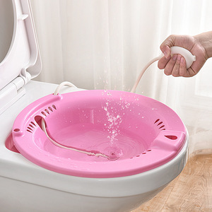 Lavabo de hanche personnalisé de couleur rose pour femmes, cadeau de marque, entretien privé, Bidet, plastique peu coûteux, baignoire de siège réutilisable - Product Image 5
