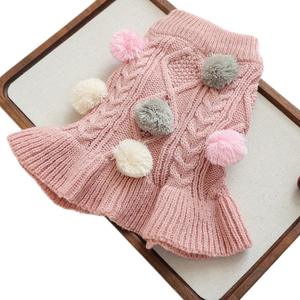 Pulls pour animaux <span class=keywords><strong>de</strong></span> compagnie en polyester chaud à motifs pour l'automne et l'hiver, nouveaux arrivages pour les fêtes d'hiver et les séances photo, vêtements mignons pour petits <span class=keywords><strong>chiens</strong></span> - Product Image 6