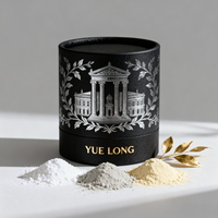 Boîtes de thé cylindriques en carton de qualité alimentaire personnalisées de luxe, tubes en papier ronds pour l'emballage alimentaire