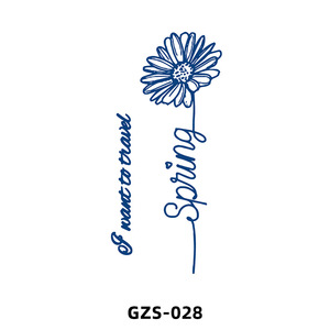 MOONLIGHT 2023 Nouvelle Arrivée Autocollants de <span class=keywords><strong>Tatouage</strong></span> <span class=keywords><strong>Semi</strong></span>-Permanents à Base de Jus et d'Herbes, Bleu Mat, Personnalisables, Style Frais, Lettrage pour Hommes - Product Image 4