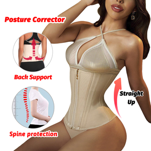 Ceinture de sudation amincissante de haute qualité en latex, tendance, pour le remodelage corporel, effet sablier, gainante, pour la perte de poids, style colombien - Product Image 4