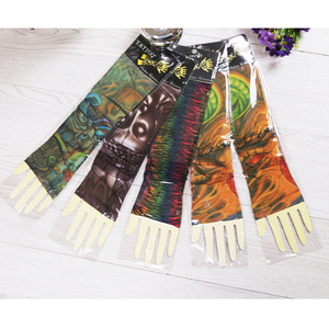 メンズタトゥーアームカバー弾性ランニングスリーブ夏用通気性アームスリーブ - Product Image 2