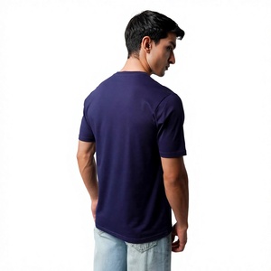T-shirt Premium Homme Col V Manches Courtes Basique Décontracté Printemps Été Automne Personnalisation Marque OEM ODM Fournisseur Grossiste - Product Image 6