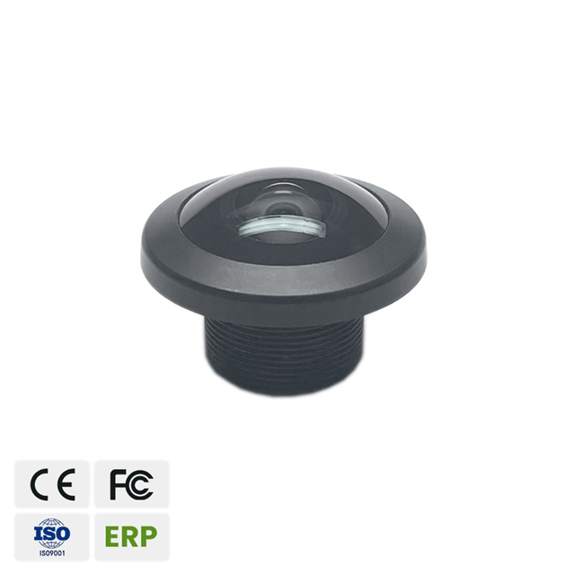 8MP 1.87mm F2.0 M12 Fisheye Lens 175° Wide Angle IP69K Waterproof for 1/2.8" Sensor, 6G for Car Dash Cam, CCTV & Fishing Camera