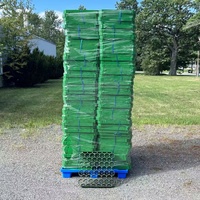 Grille de pavage en plastique 500x500mm, écologique, perméable, pour pelouse, parking, parc, allée, construction