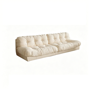 Canapé en tissu de luxe décontracté deux places, canapé nuage, canapé moderne minimaliste pour salon, idéal pour les petites maisons - Product Image 4