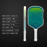Nouvelle Arrivée Raquette de Pickleball Omni Allongée Noyau en Mousse Intérieur 16mm Incassable Noyau Entièrement en Mousse Fibre de Carbone Surface Rugueuse