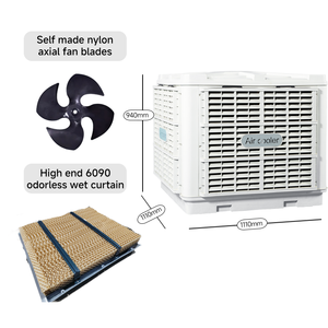 18000cmh nhà máy mới-treo tường AC Inverter chia điều hòa không khí làm mát không khí bay hơi với thành phần bơm đáng tin cậy - Product Image 4