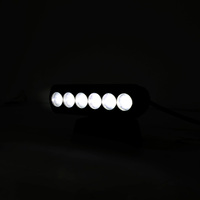 Barre lumineuse de travail LED de 6.3 pouces en gros 17.5W 2100LM faisceau de tache et d'inondation DC 10V-30V pour camion SUV ATV UTV tracteur tout-terrain