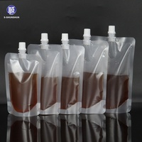 Pochette de Rangement Personnalisée pour Boissons avec Bec Verseur pour l'Emballage de Jus, Lait, Boissons Gélifiées – Impression Héliogravure – Traitement de Surface – Utilisation pour Bière
