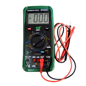 Digitales Auto Tester Multimeter 500-10000 U/min Dwell Winkel temperatur messer Multimeter MCD11036 DY2201