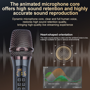 Huayi Voice K6 Geluidskaart Microfoon Met Bluetooth Galm Intelligente Ruisonderdrukking Voor <span class=keywords><strong>Youtube</strong></span> Tiktok Podcast Live - Product Image 4