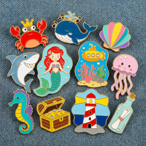 Pins en émail personnalisés en gros, créez votre propre logo, <span class=keywords><strong>photo</strong></span>, texte, pins en métal pour revers de veste, cadeaux pour anniversaire, Saint-Valentin - Product Image 5