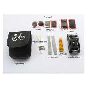 Kit d'outils de réparation de vélo d'urgence en gros, tournevis multifonction, outil pour pneus de vélo, accessoires de vélo, kit de réparation de pneus - Product Image 3