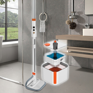 Ensemble de serpillière rotative BENHENG avec seau de séparation de la saleté, plateau pliable, utilisation sans les mains, essorage automatique, pour la maison, explosions russes - Product Image 2