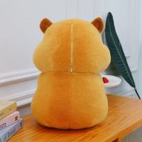 Peluche Super Douce Brodé Kapibala en Forme de Tasse de Thé au Lait, Jouet Anti-Stress pour Enfants, Cadeau d'Anniversaire, Idéal pour le Sommeil