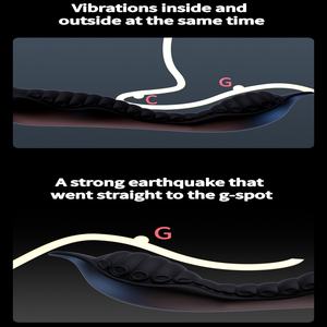 Nuovo Vibratore Seahorse per Punto G, Inserimento a Forma di <span class=keywords><strong>S</strong></span>, Masturbatore con Onde Stimolanti, Vibrazione Multifrequenza Silenziosa, Giocattolo Sessuale Femminile - Product Image 4
