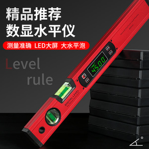 Casillas Digital Level 400mm Aluminum Alloy Electronic Spirit Level With Led Display For Measuring Slope - Product Image 1