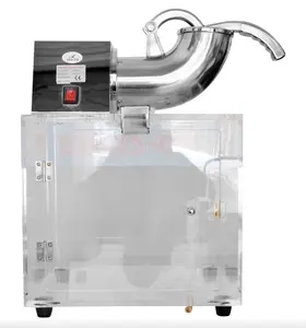 XEOLEO ticari buz kırıcı kar tanesi buz makinesi otomatik çift taraflı tıraş bıçakları tıraş makinesi buz meyveli buz makinesi 200W SNO-CONES makinesi