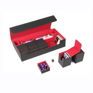 Boîte de rangement pour cartes à collectionner PQ Premium, boîte de rangement pour deck TCG, capacité de 550+ cartes protégées pour cartes Pokémon et cartes sportives - Product Image 1