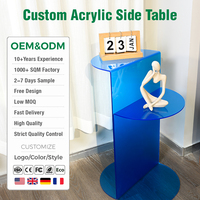 Présentoirs de Luxe Transparents Personnalisés pour Tables d'Appoint, Organisateurs en Acrylique pour la Maison, les Boutiques et les Supermarchés