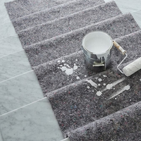 Rouleau de protection de sol en feutre antidérapant pour peintre, imperméable, Abdeckvlies, Malervlies, en coton recyclé, pour la rénovation et la décoration de la maison