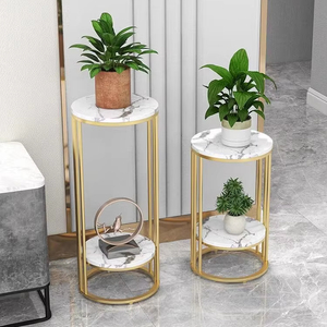 <span class=keywords><strong>Tavolino</strong></span> circolare moderno minimalista dorato con griglia di lusso Design salotto mobili per la casa con bordo in metallo - Product Image 1